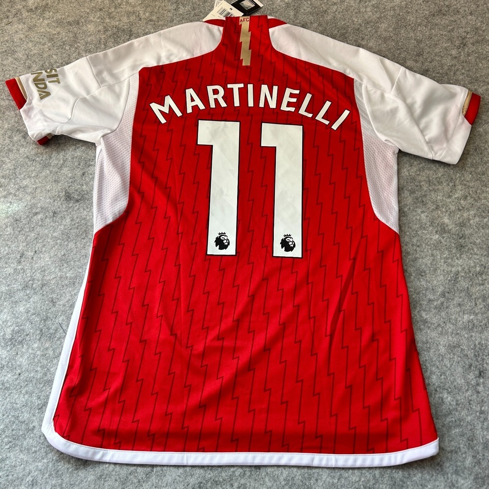 NEW Adidas Gabriel Martinelli #11 Arsenal Jersey Home Soccer Jersey Men's M